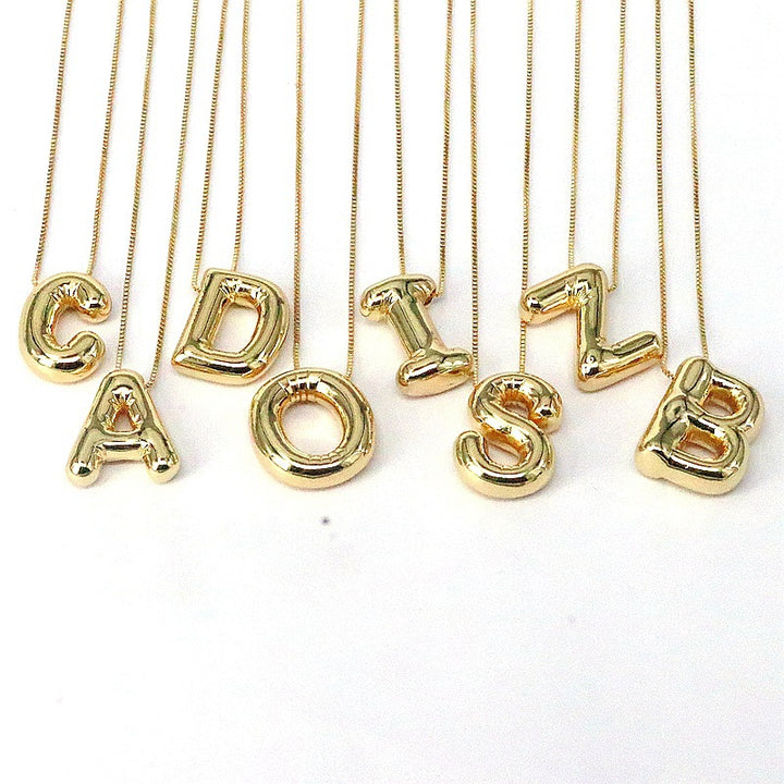 Glossy 26 Letters Copper Pendant Fashion – Jewelry Gift Ideas — 1