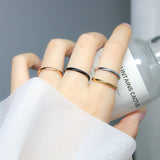 Simple Stylish Glossy Ring Simple Bracelet – Jewelry Gift Ideas — 2