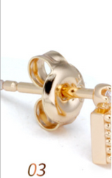 Limited Luxury Light Earrings Women T Square White – Gifts for Her — 9