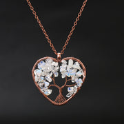 Natural Stone Colorful Tree Root Necklace – Jewelry Gift Ideas — 11