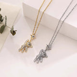 Women's Cute Bear Necklace Design Niche Titanium – Jewelry Gift Ideas — 3