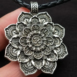 Women's Double Sided Mandala Flower Pendant – Jewelry Gift Ideas — 6