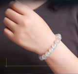 Natural Moonstone Bracelet Women's White Crystal – Jewelry Gift Ideas — 4