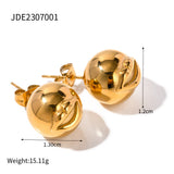 Fashion Lip Shape Ball Stud Earrings High-grade Simple – Stylish Gifts — 7