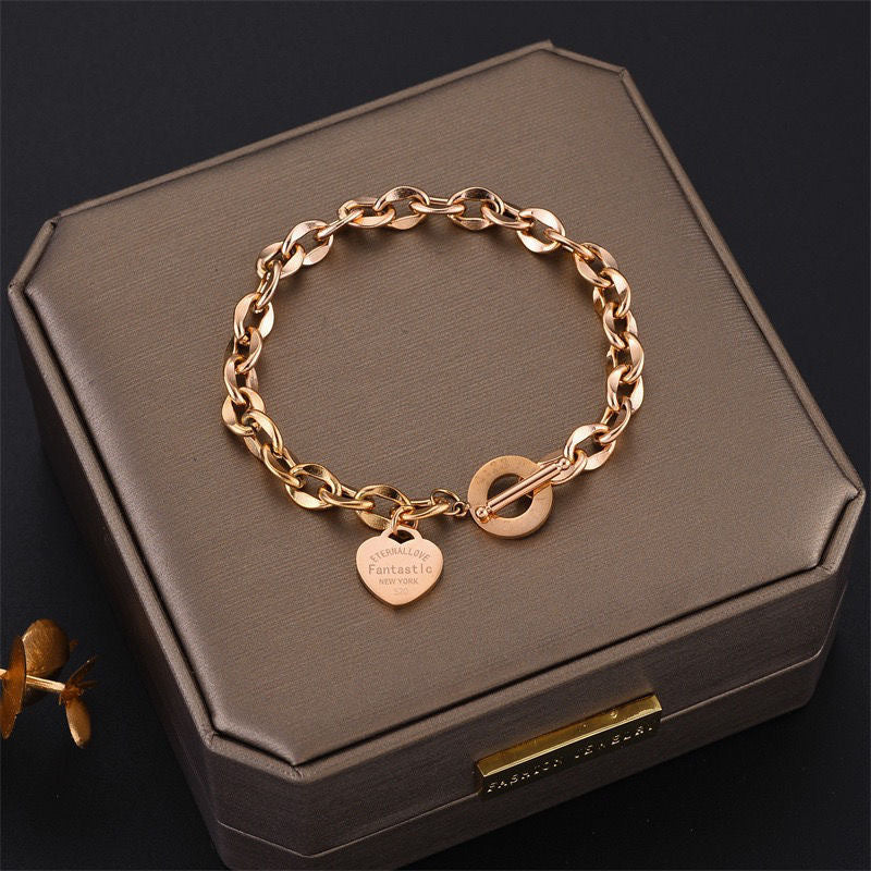 Heart-shaped Stainless Steel Heart-shaped – Jewelry Gift Ideas — 1