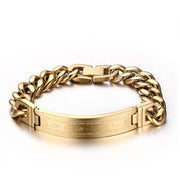 Cross Curved Brand Titanium Steel Bracelet – Jewelry Gift Ideas — 1