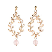 Fashion Creative Geometric Hollow Leaves Stud Earrings – Stylish Gifts — 5