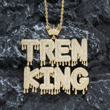 Crown Drops Monogram Mosaic Combination Necklace – Jewelry Gift Ideas — 5