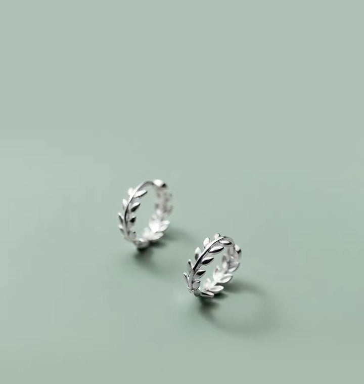 Cute Branch S925 All Body Sterling Silver Hoop – Unique Gift Ideas — 1