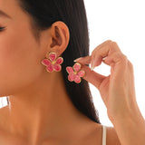 Fashion Personalized Flower Earrings For Women – Stylish Gifts — 6