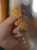 Vintage Osmanthus Antique Cheongsam Earrings – Stylish Gifts — 3