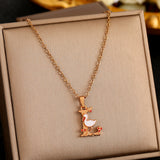 26 English Letters Enamel Elegant Sweet Necklace – Jewelry Gift Ideas — 17