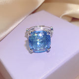 Aquamarine Topaz Pendant Yellow Diamond Suit – Jewelry Gift Ideas — 13