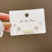 Women's Fashion Simple Silver Pin Earrings Set – Stylish Gifts — 18