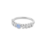 Women's Opal Moon Total Solar Eclipse Closed Ring – Gifts for Her — 5