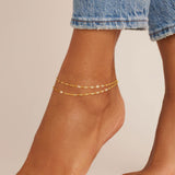 Womens Versatile Two-tiered Beach Ankle Bracelet – Jewelry Gift Ideas — 2