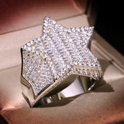 Hip Hop Men's Micro Inlaid Zircon XINGX Ring – Gifts for Him — 5