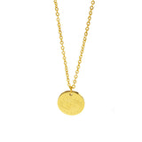 Devil's Eye Titanium Steel Necklace 14K Gold – Jewelry Gift Ideas — 3