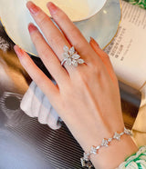 Indifferent Ins Niche Design Light Luxury Sweet Ring – Gift Ideas — 4