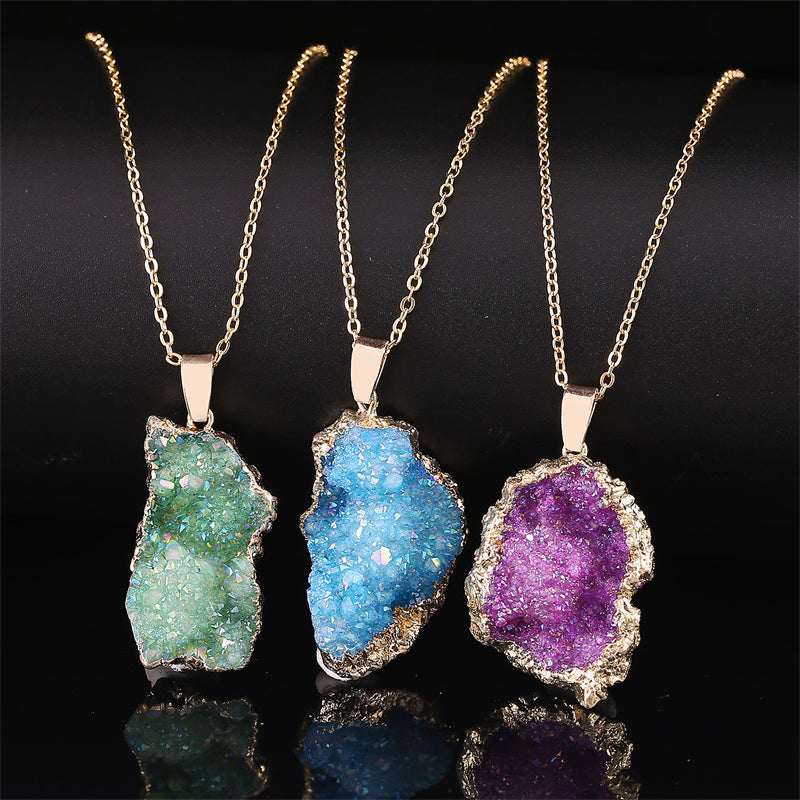 Colored Shaped Crystal Pendant – Jewelry Gift Ideas — 1