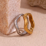 Fashion Elegance Retro Titanium Steel Ring For Women – Stylish Gifts — 4