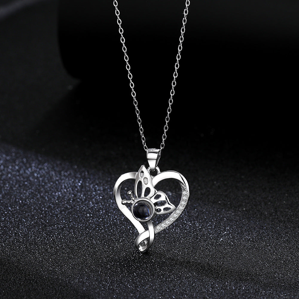 S925 Silver Necklace Women's Memory Color Photos – Jewelry Gift Ideas — 1