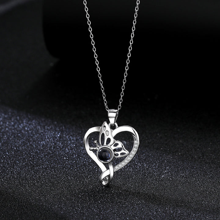 S925 Silver Necklace Women's Memory Color Photos – Jewelry Gift Ideas — 1