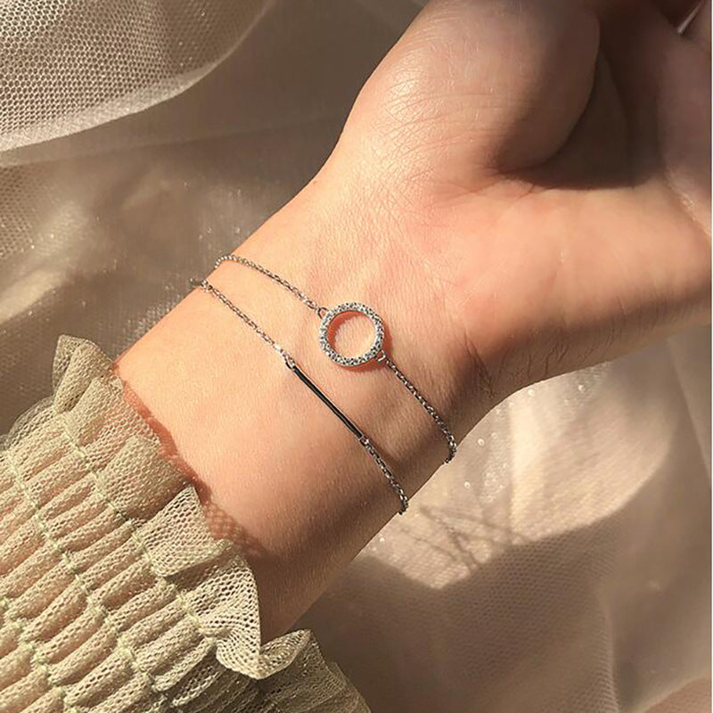 Geometric Creative Double Bracelet Personality – Jewelry Gift Ideas — 1