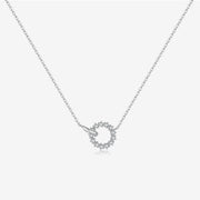 S925 Sterling Silver Ring Buckle Necklace – Jewelry Gift Ideas — 7