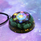 Archangel Rune Natural Crystal Epoxy Pendant – Jewelry Gift Ideas — 4