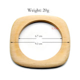 Wooden Square Bracelet Artistic Retro Style – Jewelry Gift Ideas — 8