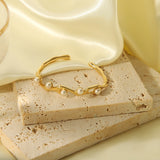 French Retro Style Stainless Steel Inlaid Pearl – Stylish Gifts — 1