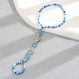 Women's Shell Bead Elastic Anklet – Gifts for Her — 2