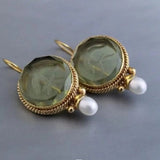 Inlaid Pearl Vintage Style Earrings – Stylish Gifts — 4
