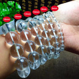 Natural White Crystal Single Circle Bracelet – Jewelry Gift Ideas — 5