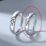 Simple Hand In Hand Lovers Ring – Small Gift Ideas — 4