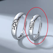 Simple Hand In Hand Lovers Ring – Small Gift Ideas — 4