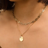 Titanium Steel Mirror Irregular Zircon Necklace – Jewelry Gift Ideas — 16