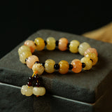 Fashion Golden Silk Jade Lotus Beads Jade Beaded – Stylish Gifts — 11