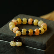Fashion Golden Silk Jade Lotus Beads Jade Beaded – Stylish Gifts — 11