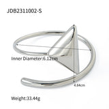 18K Gold Stainless Steel Triangle Coil Bracelet – Jewelry Gift Ideas — 6