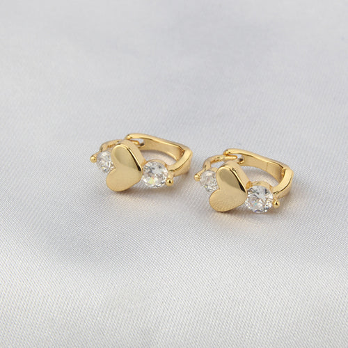 925 Silver Nails New Simple Inlaid Zirconium Earrings – Gifts for Her — 2
