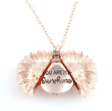 Flower-shaped Necklace Alloy Flower Sunflower – Jewelry Gift Ideas — 2