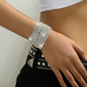 Women's Diamond Elastic Bracelet Wrist Ring Gems – Jewelry Gift Ideas — 15