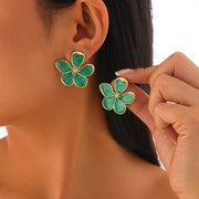 Fashion Personalized Flower Earrings For Women – Stylish Gifts — 3