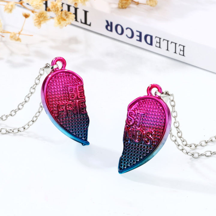 Fashion New Childrens Gradient Love Necklace – Jewelry Gift Ideas — 1