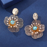 Hollow Flower Tassel Earrings Fashion – Stylish Gifts — 4