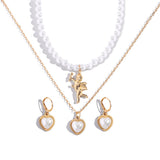 Classic Elegant Gold Pendant Pearl Necklace – Jewelry Gift Ideas — 6