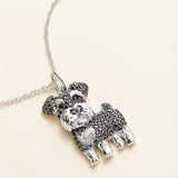 Cute Cartoon Schnauzer Exquisite Eco-friendly – Jewelry Gift Ideas — 4