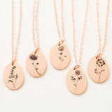 Classic And Simple December Flower Pendant – Jewelry Gift Ideas — 2